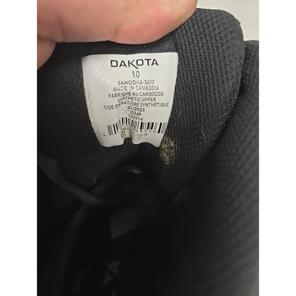 Dakota Men's 3617 Mid-Cut Quad Lite Steel Toe Steel Plate Shoes Black Size 10M - Picture 4 of 8